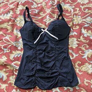 Victoria's Secret Black Camisole with Pink Bow